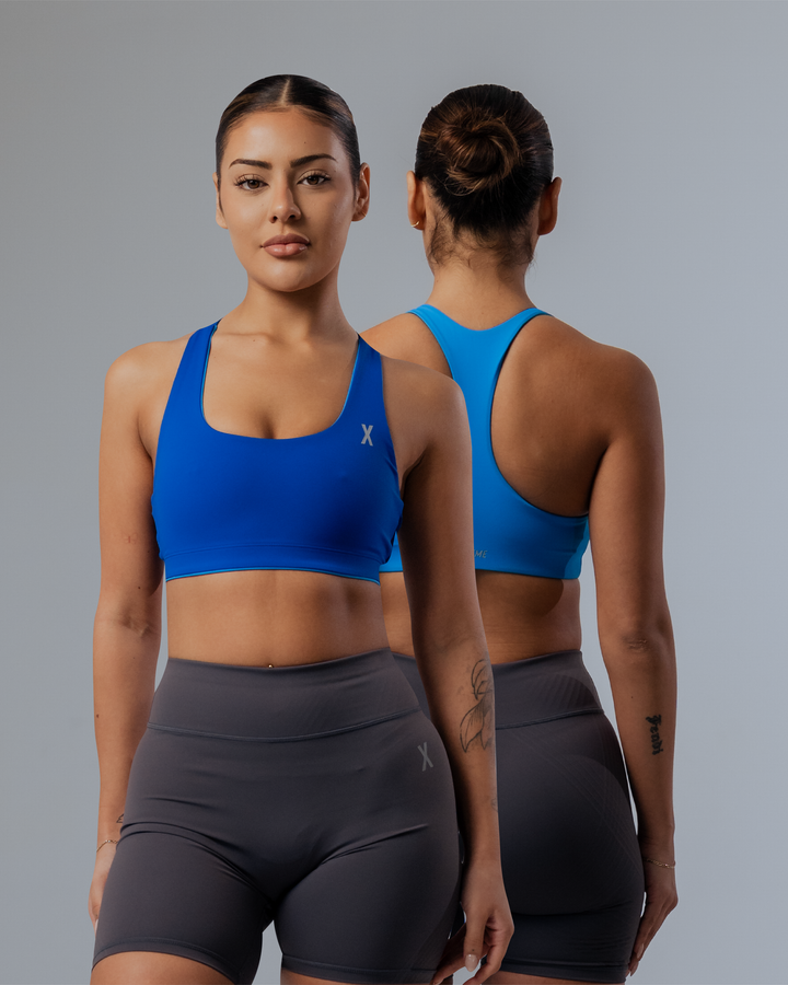 MOTION REVERSIBLE SPORTS BRA - BONDI BLUE-ROYAL