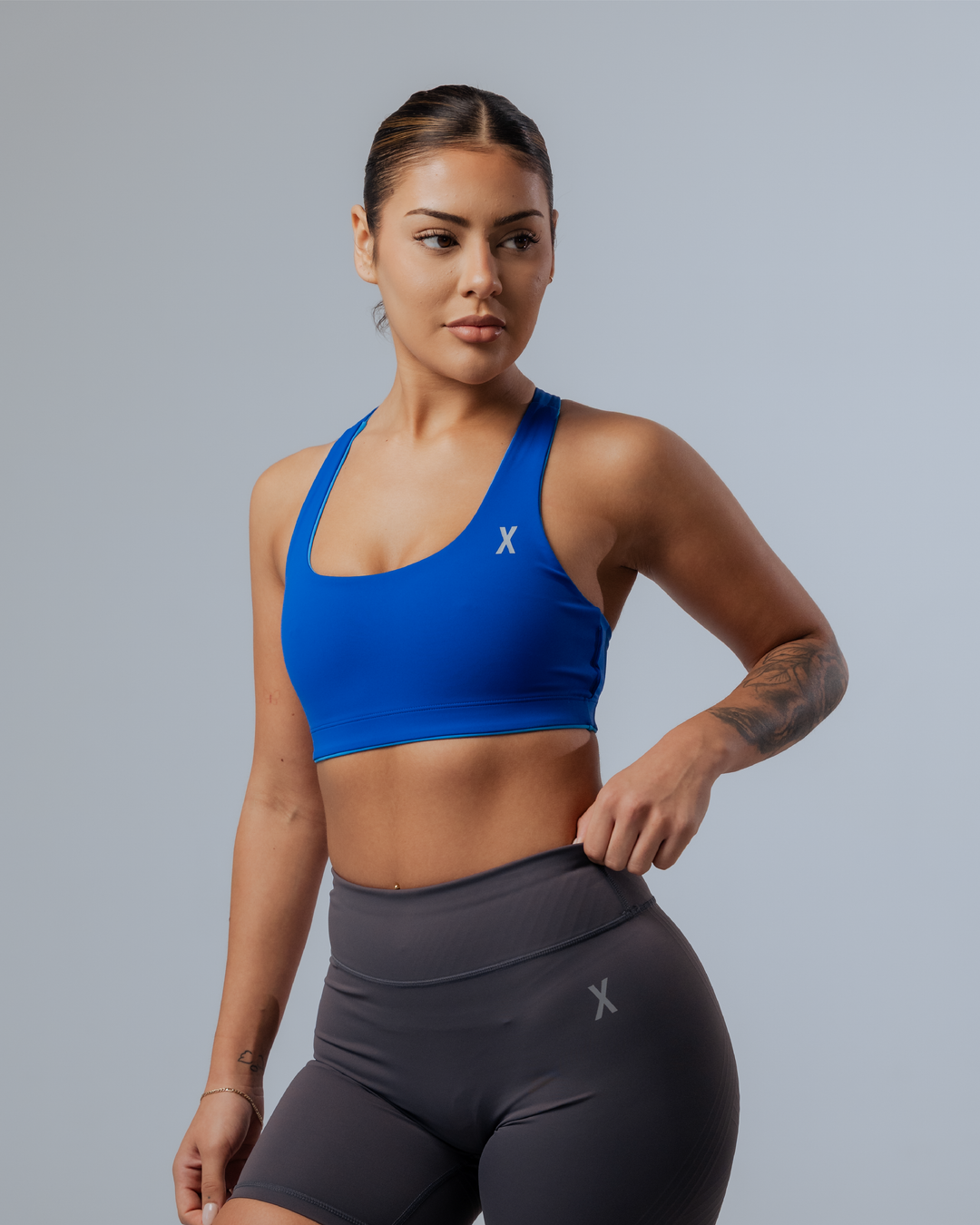 MOTION REVERSIBLE SPORTS BRA - BONDI BLUE-ROYAL