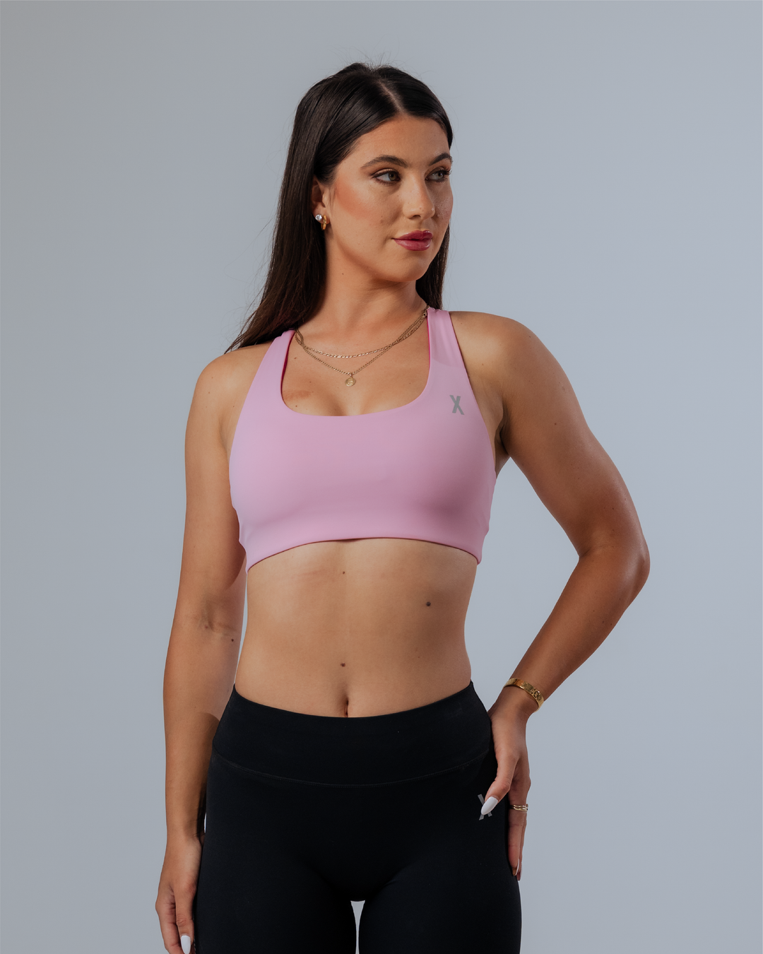 MOTION REVERSIBLE SPORTS BRA - FUCHSIA-PARADISE PINK