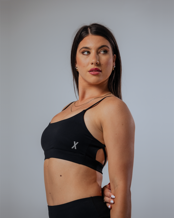 REMMI SPORTS BRA - BLACK