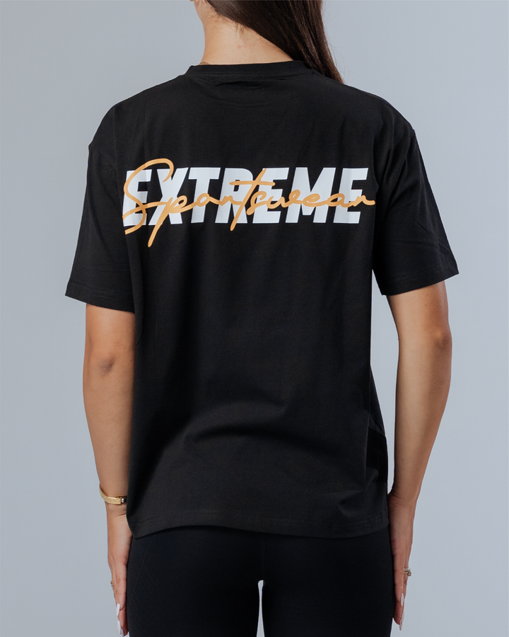UNISEX CORE OVERSIZED TEE - BLACK