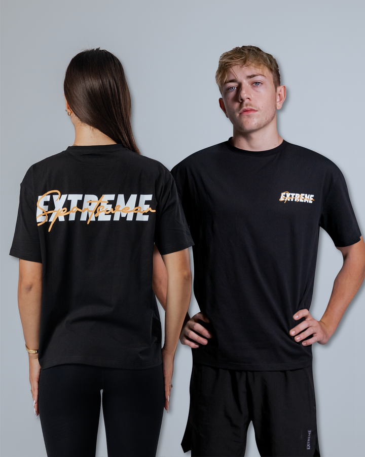 UNISEX CORE OVERSIZED TEE - BLACK