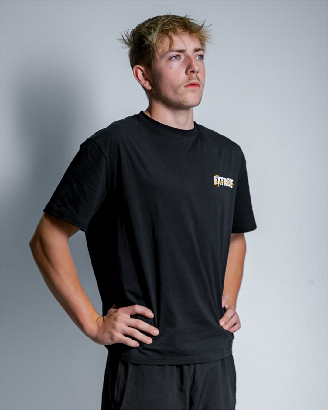 UNISEX CORE OVERSIZED TEE - BLACK