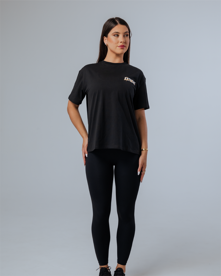 UNISEX CORE OVERSIZED TEE - BLACK